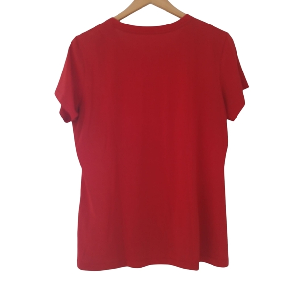 Sold Nike T-Shirt Neck Short Sleeves Dri-Fit Slim with Blue Graphic Just Do It - Picture 7 of 9